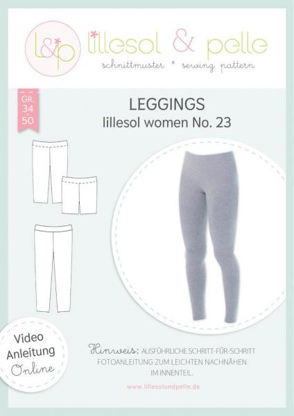 Papierschnittmuster lillesol women No.23 Leggins